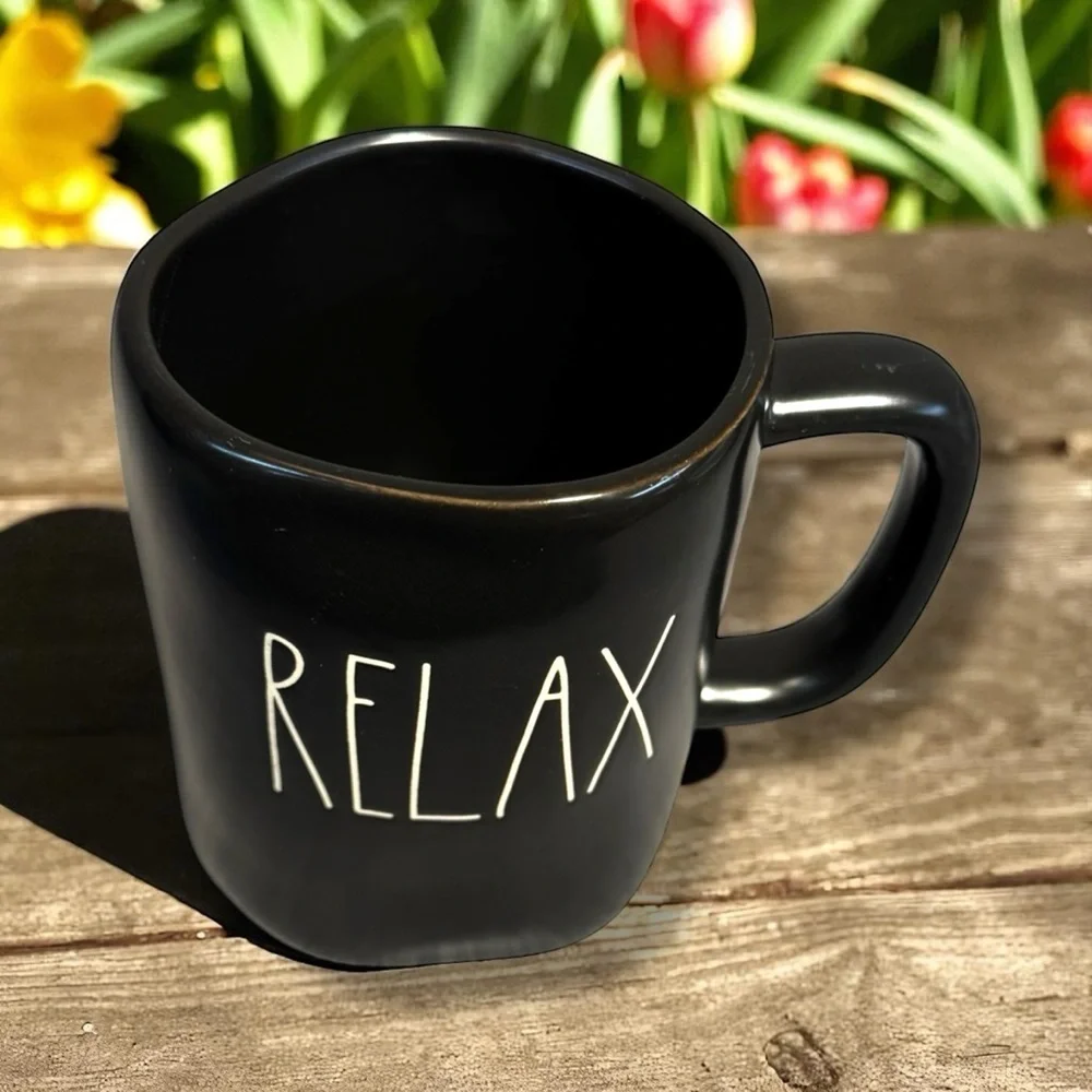 RELAX Mug Mom Gift Dad Gift Boss Gift Rae Dunn Retirement Gift Collectible NWOT